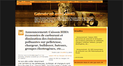 Desktop Screenshot of generateurhho.com